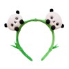 Headband Plush panda headband Headwear (Style 1, One size)