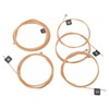 5 String Bass Strings Replacement Professional Metal Wooden Bass Guitar