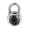 Combination Lock, LQYN Standard Dial Combination Lock, Pack of 1;