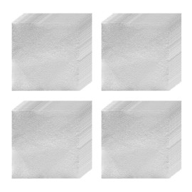 QUARKZMAN 100 Stück Folienbonbonverpackungen, 8 x 8 Zoll Schokoladenverpackungen, Aluminiumfolie für Karamellbonbonverpackungen Dekoration (Silber, Orangenschale)