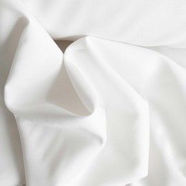 Burlington Fabric Sold by the Metre from 1 m x 150 cm Decorative Fabric Clothing Fabric Fashion Fabric Colour: White