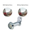 Door Viewer Polished Chrome Peephole Wide Angle 50-75mm Thick Doors
