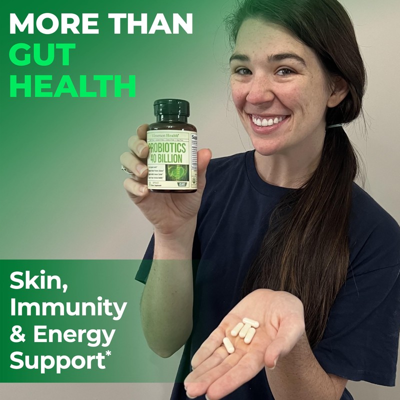 Probiotics for Women & Men with Prebiotics - 40 Billion