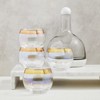 Santa Barbara Design Studio Table Sugar Marble and Glass Wine