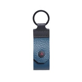 Dainese - Pin Leather Keyring, Leather Keyring, for Men and Women, Petrol Blue, N, Blue (petrol blue), Classic