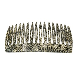 French Amie Classy 16 Teeth Opera Handmade Medium Celluloid Acetate Side Hair Comb