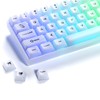HITIME x XVX Keyboard Keycaps White, Clear Jelly Keycaps 60