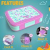 YOLAY Bento Box for Kids Lunch Box Leak-Proof, 5-Compartment Lunch