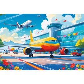 Trefl - King of the Skies - Puzzle 100 Pieces - Puzzle with Planes, Creative Entertainment, Fun for Children from 5 Years