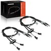 A-Premium Rear Driver & Passenger Side Parking Brake Cable Assembly