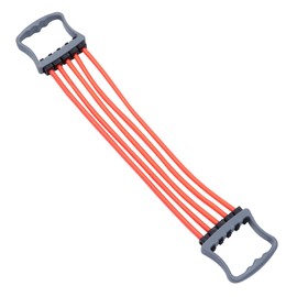 KOMBIUDA 1pc Chest Expander Comfortable Handles Detachable Spring Arm Pulling Resistant Band for Home Fitness Strength Training Material
