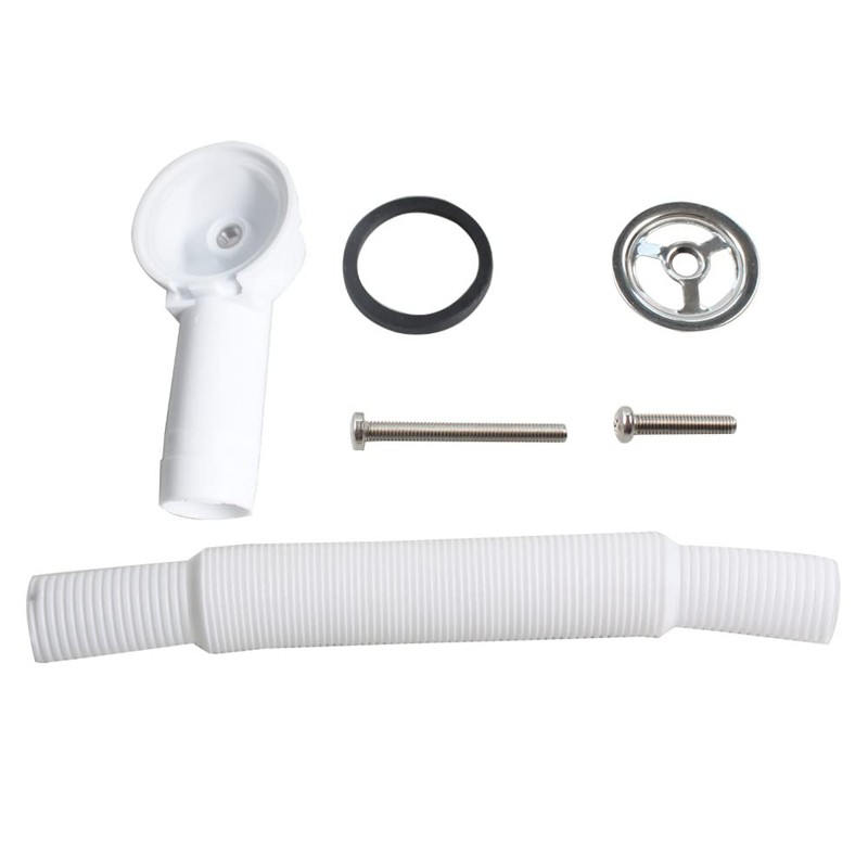 Talea Overflow Pipes,Flexible Overflow Pipe for Sink, Circular Interface(41mm*41mm) QY006C060-U