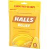 HALLS Relief Honey Lemon Cough Drops, Economy Pack, 80 Drops