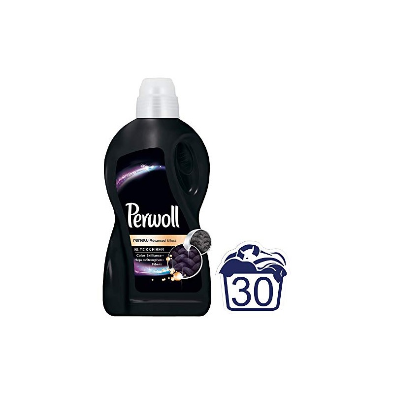 Perwoll Renew Black & Fiber Liquid Laundry Detergent (Black, 1,8