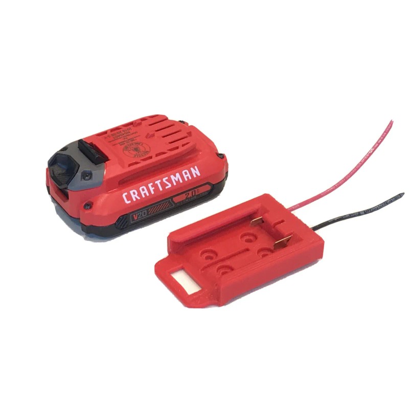 Craftsman V20 battery Power mount connector adapter holder dock 12