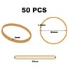 Pack of 50 Rubber Bands, Rubber Bands, Wide, Rubber Bands,