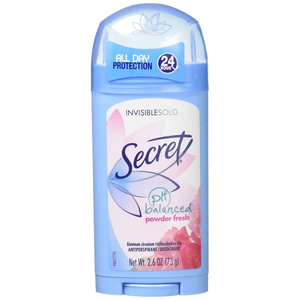 Secret Sheer Dry Anti Perspirant Deodorant Solid Gel Powder Fresh - 2.6 Oz