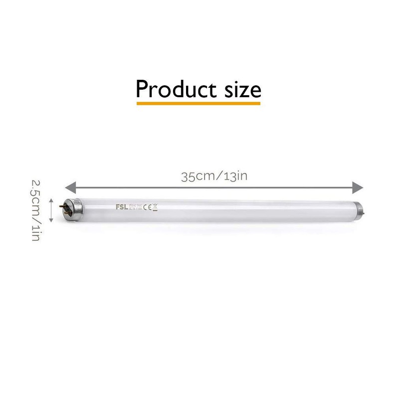 Longchin 10W Bug Zapper Light Bulb Replacement 2-Pack T8 UV