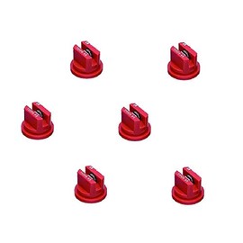 Pack of 6 - TeeJet Extended Range Flat Spray Tips 110° Red 0.4 GPM @ 40 PSI Farmer Bob's Parts XR11004-VS