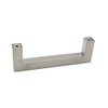 BOZONLI Silver Stainless Steel Cupboard Handle, Kitchen Door Handles Cabinet