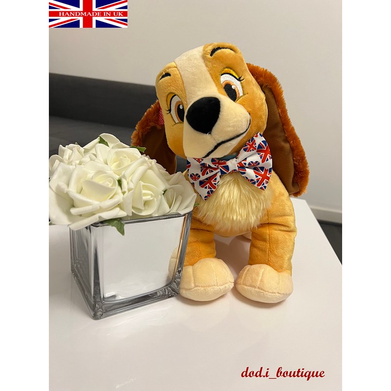 dod.i_boutique New Dogs Bow Tie Bowtie Footbal Flag England Jubilee