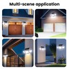Bingxue Upgrade 208 LED Motion Sensor lam Outdoor Solar Sensor