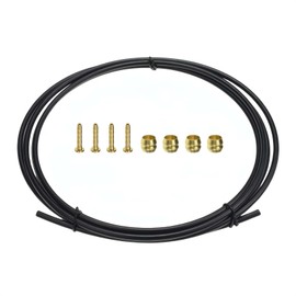 Bike Disc Brake Oil Tube 2500mm Bicycle Hydraulic Disc Brake Hoses Kit for SRAM/Shimano BH59 BH90 Mountain Bike MTB/Road Bicycle (Black)