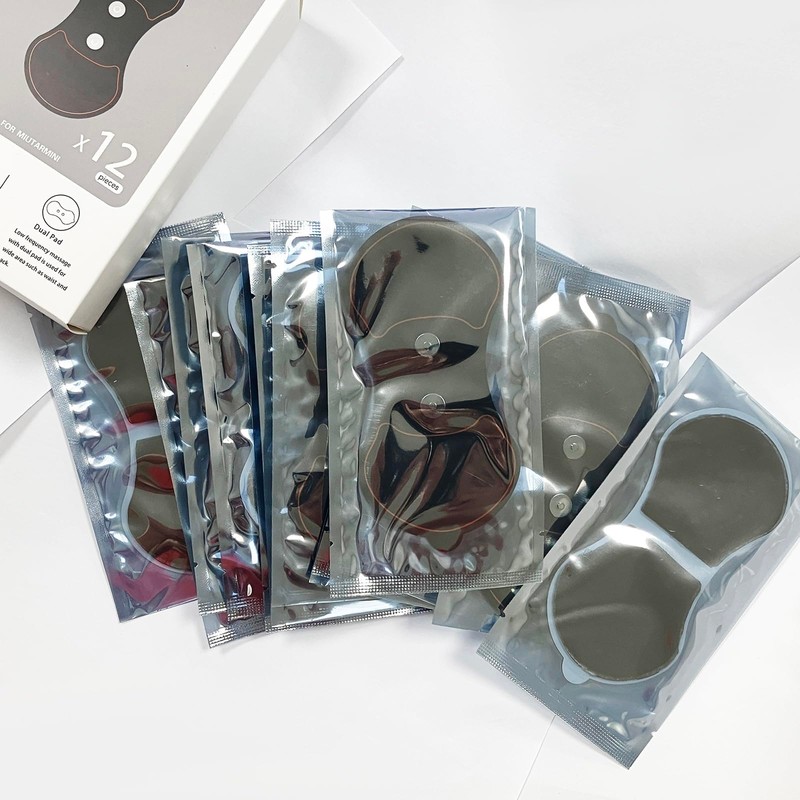 MIUTARMINI Wireless TENS Machine Pads,12 Pack TENS Unit Replacement Pads