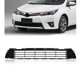 TMNIFLEG Front Bumper Lower Grille Compatible with 2011 2012 2013 Toyota Corolla Sedan 4-Door, ABS Black Center Insert Grill Direct Replacement for OEM 5311202280 TO1036125