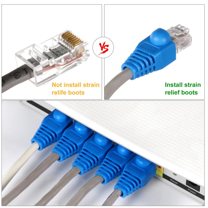 RJ45 Crimp Tool Kit for Cat5 Cat5e Cat6 Modular Plugs