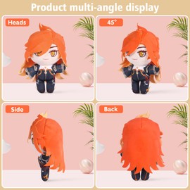UTIEHD Genshin Impact Character Plush Doll, Plushie Stuffed Doll, Costume Plushy Props for Fans (Mavuika)