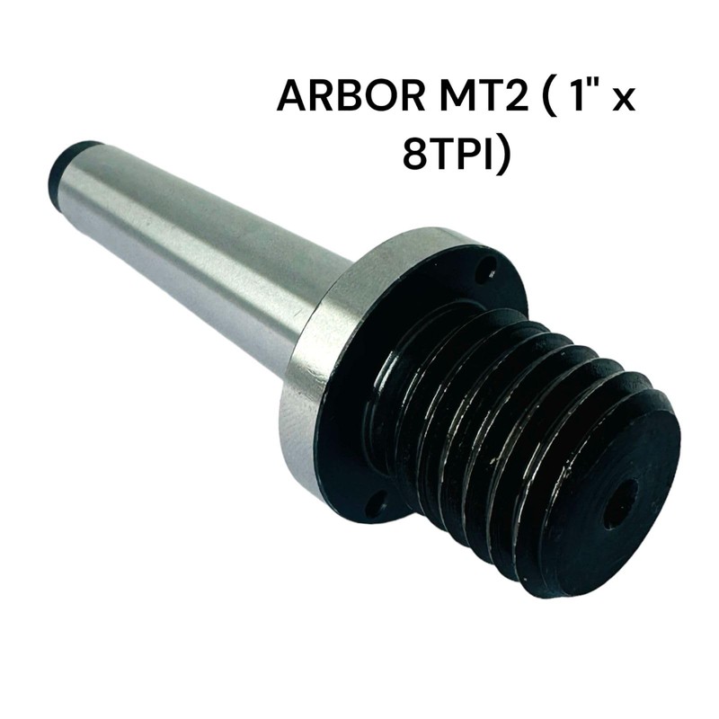 BLUEFOX TOOLS Woodworking Live Tailstock Chuck Adapter 1"x8 TPI with