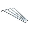 ToCi 24 x Tent Pegs, Galvanised Steel, 25 cm Long,