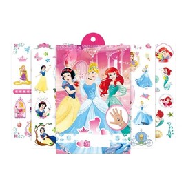 FEIFEI'S BOW 4 Sheets Kids Girls Princess Elsa Mermaid Temporary Tattoos Sticker Birthday Party Bag Fillers Favors Supplies Gifts Goodies,Fake Waterproof Temporary Tattoo Set (Pattern 7)