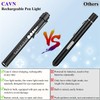 CAVN Rechargeable Pen Light with Pupil Gauge LED Penlights for