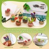 Axmru Needle Felting Kit 9 Pcs Succulent Wool Felting Kit