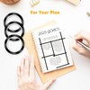 3 Rolls Black Whiteboard Tape, Precision Grid & Table Layout