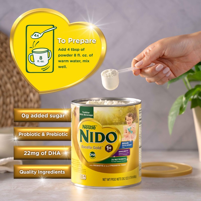 Nestle Nido Excella Gold Original Milk Powder 4 Pack Of