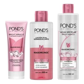 Skincare Kit 3 Pzas Desmaquillante Ponds Bright Miracle                                                                                               