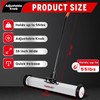 Buelkmag 55Lbs Nail Magnet Sweeper 36 Inch Rolling Magnetic Sweeper