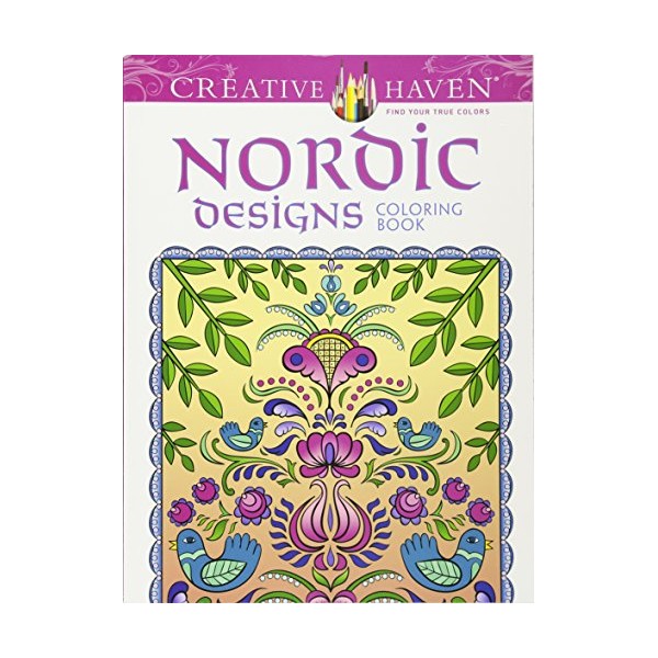 Creative Haven Deluxe Edition Nordic Designs Coloring Book