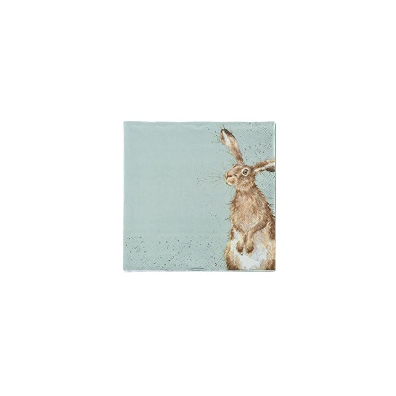 Wrendale Designs - 'The Hare and The Bee' Cocktail Napkin