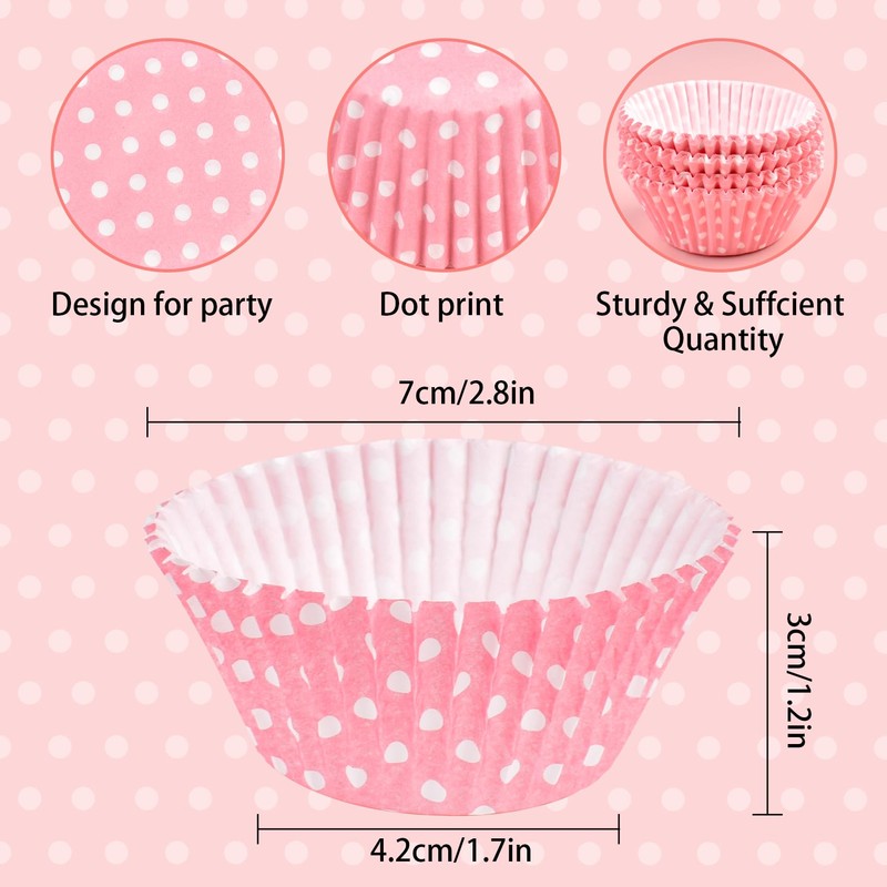 Cupcake Liners for Baking, 100PCS Muffin Liners, Standard Paper Baking