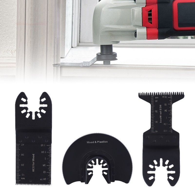 24Pcs/Set Multifunctional Oscillating Blade Saw Cutting Blade for Woodworking Metal