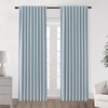 SHINELAND Light Blue Room Darkening 108 Inch Long Ceiling Curtain