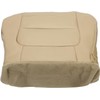 KUAFU Driver Side Bottom Seat Cover Artificial Leather Tan Compatible