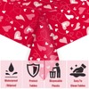 VARACL 2 Pack Disposable Tablecloth Valentine's Day Plastic Large Rectangle