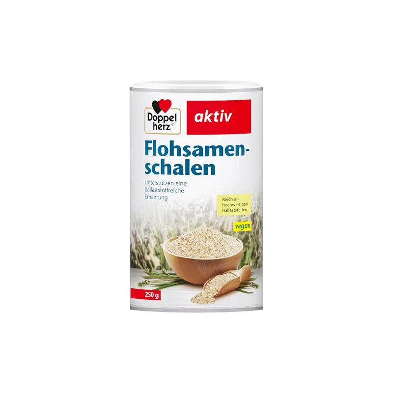 Doppelherz Psyllium Husks - Fibre Rich Dietary Supplement to Support