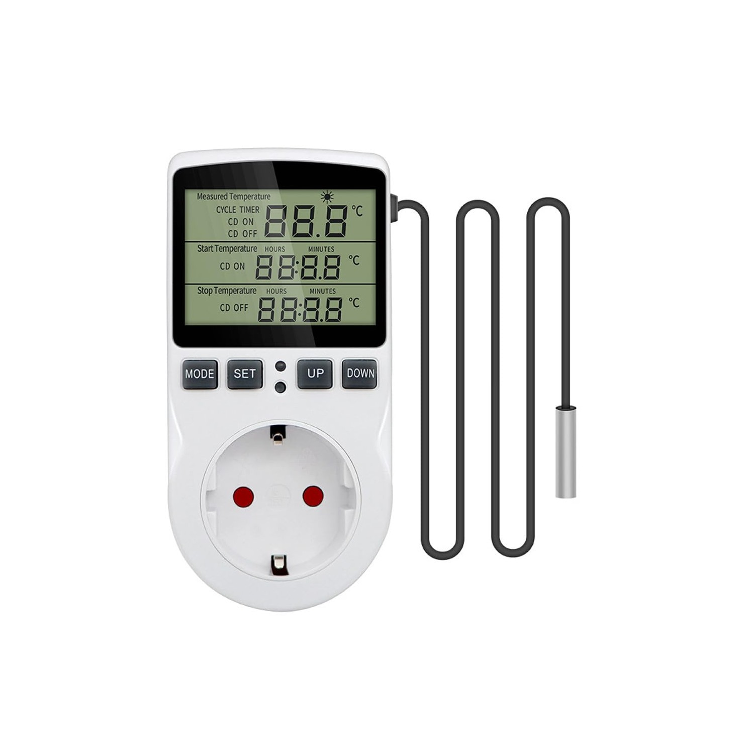 Digital Temperature Controller Sockets 230 V, Premium Thermostat Socket ...