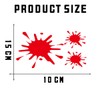 JNNJ 3 Pieces Paint Splashes Sticker, Car Stickers Stylish Unique